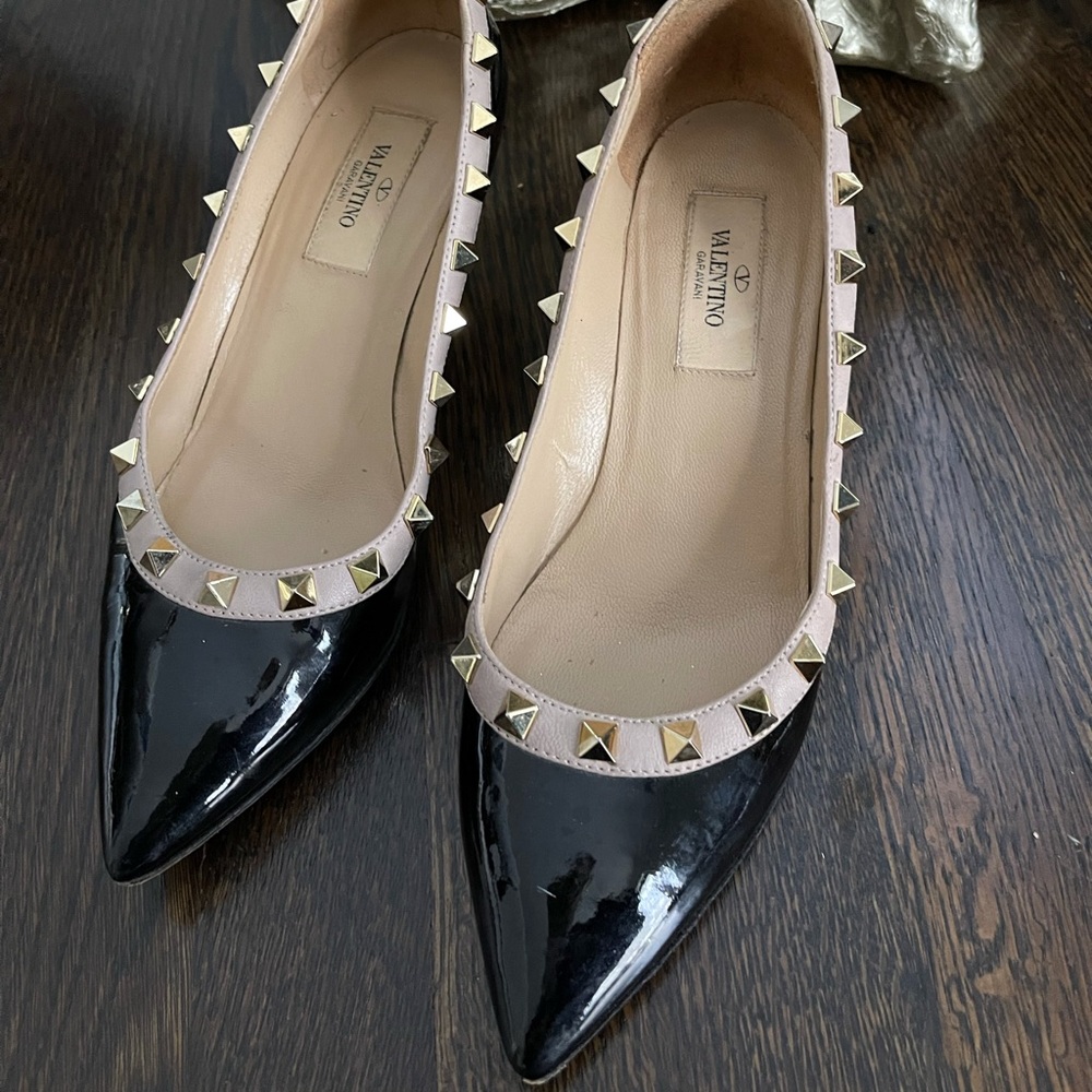 Valentino rockstud wedges